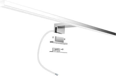 Productafbeelding van Led Spiegellamp Badkamer 10w 820lm 60cm 4000k, Roestvrij Staal IP44