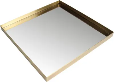 Produktbild von Kaheku Tablett Vision antik messing 40 cm x 40 cm 939006498
