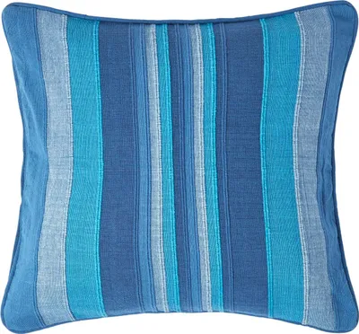Produktbild von HOMESCAPES Kissenbezug Morocco in Blau, 100% Baumwolle, 45 x 45 cm