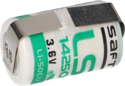 Produktbild von Saft Lithium 3,6V Batterie LS 14250 1/2AA - Zelle U-Lötfahne