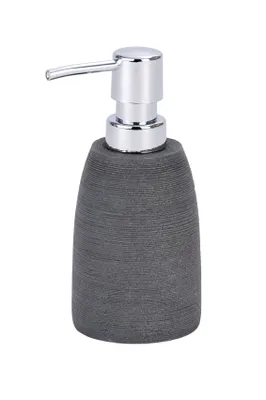 Produktbild von WENKO Seifen Spender Goa grau 210 ml Dosierer Bad Keramik Spender Gäste WC Küche