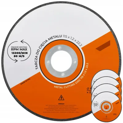 Obrázek produktu pro TurboTools Řezný kotouč na kov 115x1.2x22.23 mm 5 ks