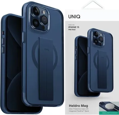 Zdjęcie produktu dla Etui Uniq Heldro Mag Mag Magclick Charging Na Iphone 15 Pro Max - Niebieskie