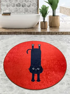 Obrázok produktu pre Mijolnir, Comfort Djt (80 cm), Kúpeľňová predložka, Viacfarebná, Polyester, 80 x 80 cm