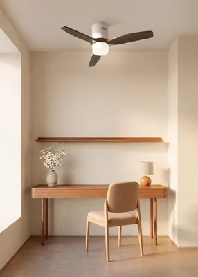 Produktbild von CREATE - WIND CALM NATURAL WOOD - Leiser Deckenventilator 40W 100% Holz