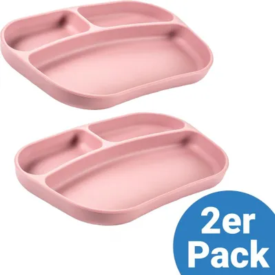 Produktbild von MiaMia Esslern-Teller aus Silikon 2er Pack