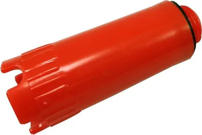 Image de bouchon de chantier m15x21 longueur 80mm rouge