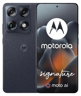 Zdjęcie produktu dla Motorola signature , 17,2 cm (6.78"), 16 GB, 512 GB, 50 MP, Android 16.0, Ciemny Niebieski