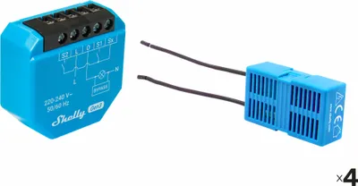Produktbild von SHELLY Unterputz-Schalter 1L Gen3, WLAN, Bluetooth, 4 Stück