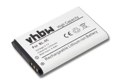 Produktbild von vhbw Li-Ion Akku 1200mAh (3.7V) kompatibel mit Telefon Handy Smartphone Doro Primo 405 Ersatz für RCB215.