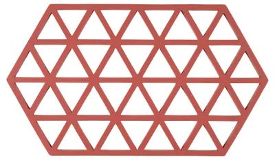 Silikon-Untersetzer Triangles, 24×14×0,9 cm, hitzebeständig bis 250°C