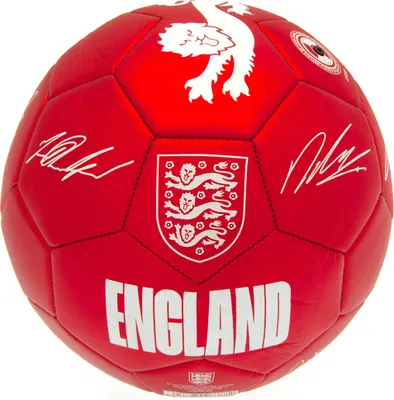 Obrázek produktu pro England FA - Fotbal s podpisy TA10335 (5) (červená)