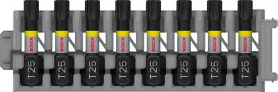 Obrázek produktu pro Rázový bit PRO Torx, T25, 25 mm, 8 tg.