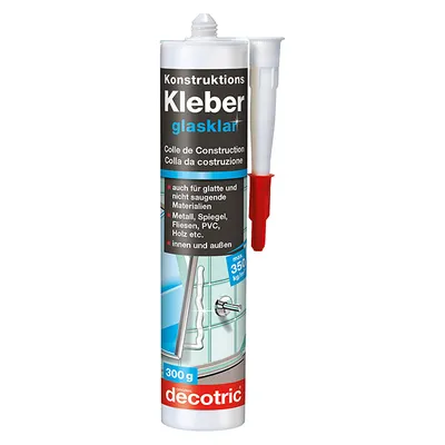 Produktbild von Decotric Konstruktions-Kleber 300 g, glasklar