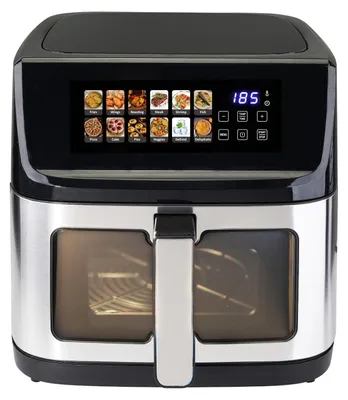 Immagine prodotto di Zephir ZHC111S, friggitrice ad aria, 11 litri, 200 °C, 60 minuti, Autoportante, Nero, Argento