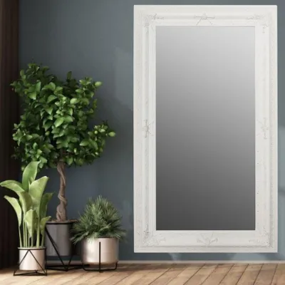 Produktbild von Pompöser Antik Spiegel EVEN 180x100cm Antik-White 15cm Holzrahmen