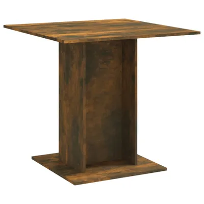 Produktbild von vidaXL Esstisch Räuchereiche 80x80x75 cm Holzwerkstoff