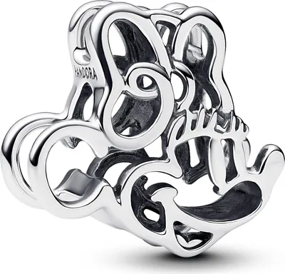 Produktbild von Minnie Mouse Slide-Charm, 925er Silber von PANDORA Disney