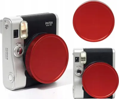 Obrázok produktu pre Ochranný kryt objektívu pre FujiFilm Fuji INSTAX Mini 90 / červený