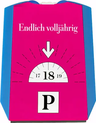 Produktbild von 18 Geburtstag Endlich volljährig Parkscheibe