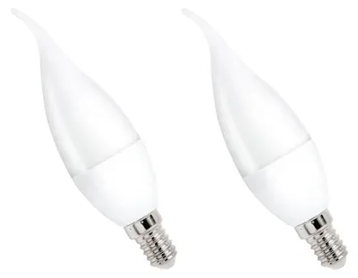 Produktbild von Spectrum E14 LED Kerzenlampe 8W 710lm 3000K Warmweiß 230V 2 Stück