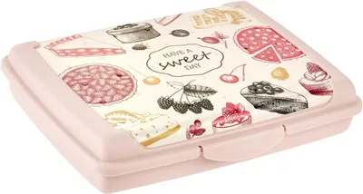 Produktbild von keeeper Brotdose carla mini "Space Tour" nordic pink