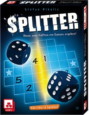 Produktbild von Splitter, Würfelspiel, für 1-12 Spieler, ab 8 Jahren (DE-Ausgabe)