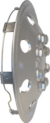 Produktbild von Carpoint 2210202, 38,1 cm (15"), Kunststoff, Silber, Jede Marke, 4 Stück(e), China