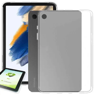 Produktbild von Für Samsung Galaxy Tab A8 2021 X205 X200 Transparent Hülle Tablet Tasche Cover + H9 Hart Glas