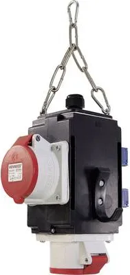 Immagine prodotto di AS SCHWABE Energy cube III per sospensione, IP44, con 2 prese di protezione da 16A, 230V e 2 prese CEE da 16A, 400V 5p (60735)
