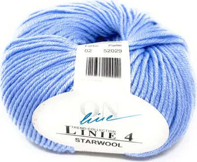Produktbild von ONline Starwool,hochwertige Wolle,50g,100% Wolle Fb. 02