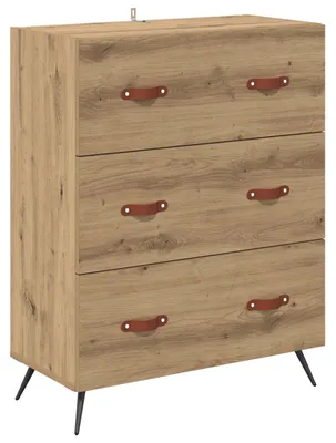 Obrázok produktu pre vidaXL Komoda Artisan – dub 69,5 x 34 x 90 cm drevotrieska