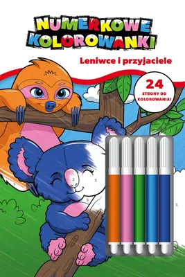 Immagine prodotto di Koala. Numerkowe kolorowanki. Leniwce i przyjaciele. 24 strony