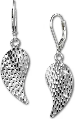 Image de SilberDream Boucles d'oreilles argent Boucles d'oreilles en argent sterling Ailes Femmes D2SDO388J