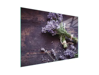 Obrázek produktu pro Krájecí deska Krycí deska na sporák Krájecí deska z více druhů skla 30x22 cm Levandulové dřevo