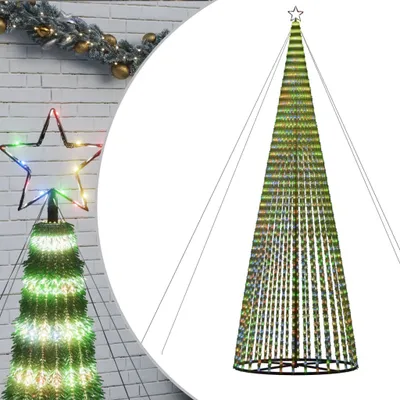 Zdjęcie produktu dla vidaXL Choinka LED 1544 diody LED wielokolorowa 500 cm