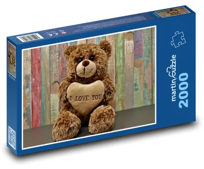Obrázok produktu pre Puzzle 2000 Medvedík s láskou - martinpuzzle