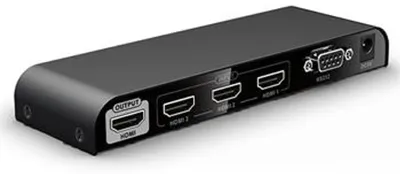 Imagen del producto de PremiumCord, conmutador HDMI 3:1, compatible con 4K a 60 Hz, con control remoto