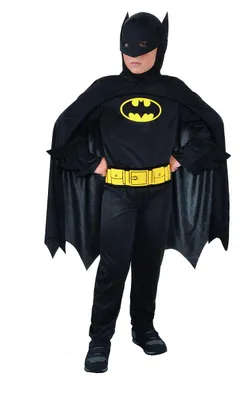 Produktbild von Ciao Batman Dark Knight Kostüm Verkleidung Junge offiziell DC Comics (Größe 5-7 Jahre), Schwarz