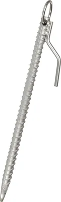Obrázek produktu pro Zemní kotva bouřková kotva 41cm Ø18mm ocelová s očkem a háčkem stanový kolík kempování