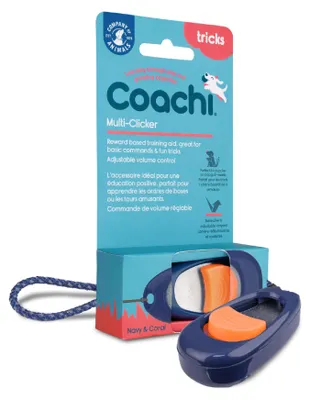 Image de Cliquez sur le bouton d'entraînement Multi-Clicker bleu COA
