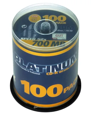 Produktbild von Bestmedia CD-R 700 MB, 100 Pcs., 1x, CD-R, 700 MB, Tortenschachtel, 100 Stück(e)