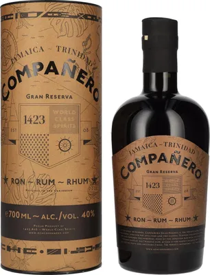 Produktbild von Compañero JAMAICA - TRINIDAD Gran Reserva Rum 40% Vol. 0,7l in Geschenkbox