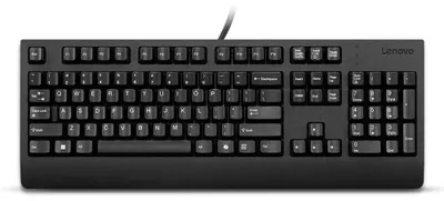 Produktbild von Lenovo Preferred Pro II, Volle Größe (100%), Kabelgebunden, USB, Plunger key switch, Schwarz