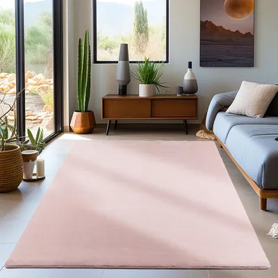 Produktbild von Carpetsale24 Waschbarer Kurzflor Teppich - Rutschfest, Einfarbig & Weich im modernen Stil, Grösse: 240x340 cm