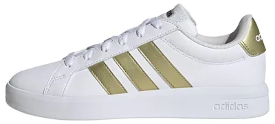 Obrázek produktu pro Dámské boty adidas Grand Court Base 3.0, barva: bílá/stříbrná/černá, velikost: 3