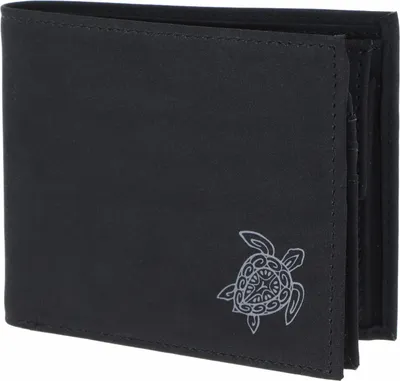 Produktbild von oxmox Geldbörse New Cryptan RFID Protect Querscheinbörse Turtle 2.0 Print Grey Black schwarz