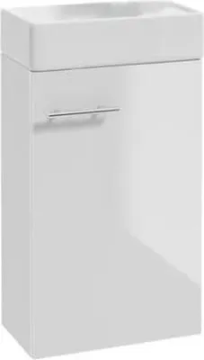 Produktbild von DomoDomo Badezimmerschrank mit Waschbecken 60x40 cm weiß wandhängend Small