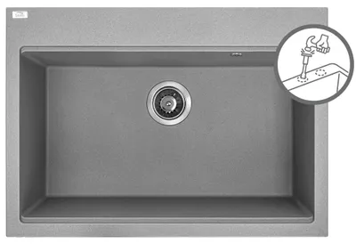 Produktbild von Kuchinox TAU jednodřez, granit SBT_5107