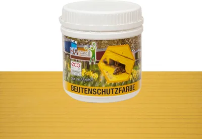 Produktbild von Beutenschutzfarbe Beutenschutzlasur gelb ungiftig eco  : 0,5 kg